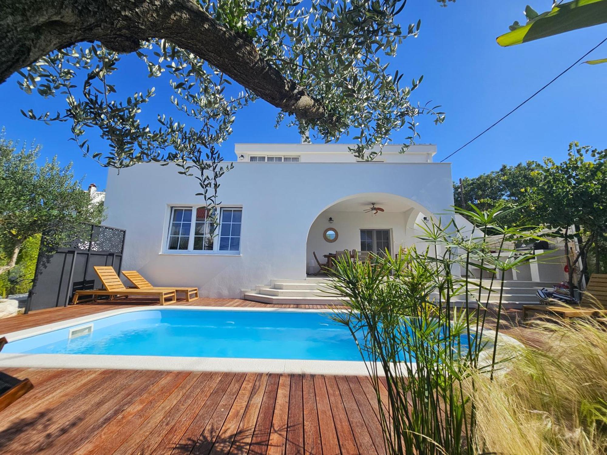 The Three Flowers Pool House Trogir Extérieur photo