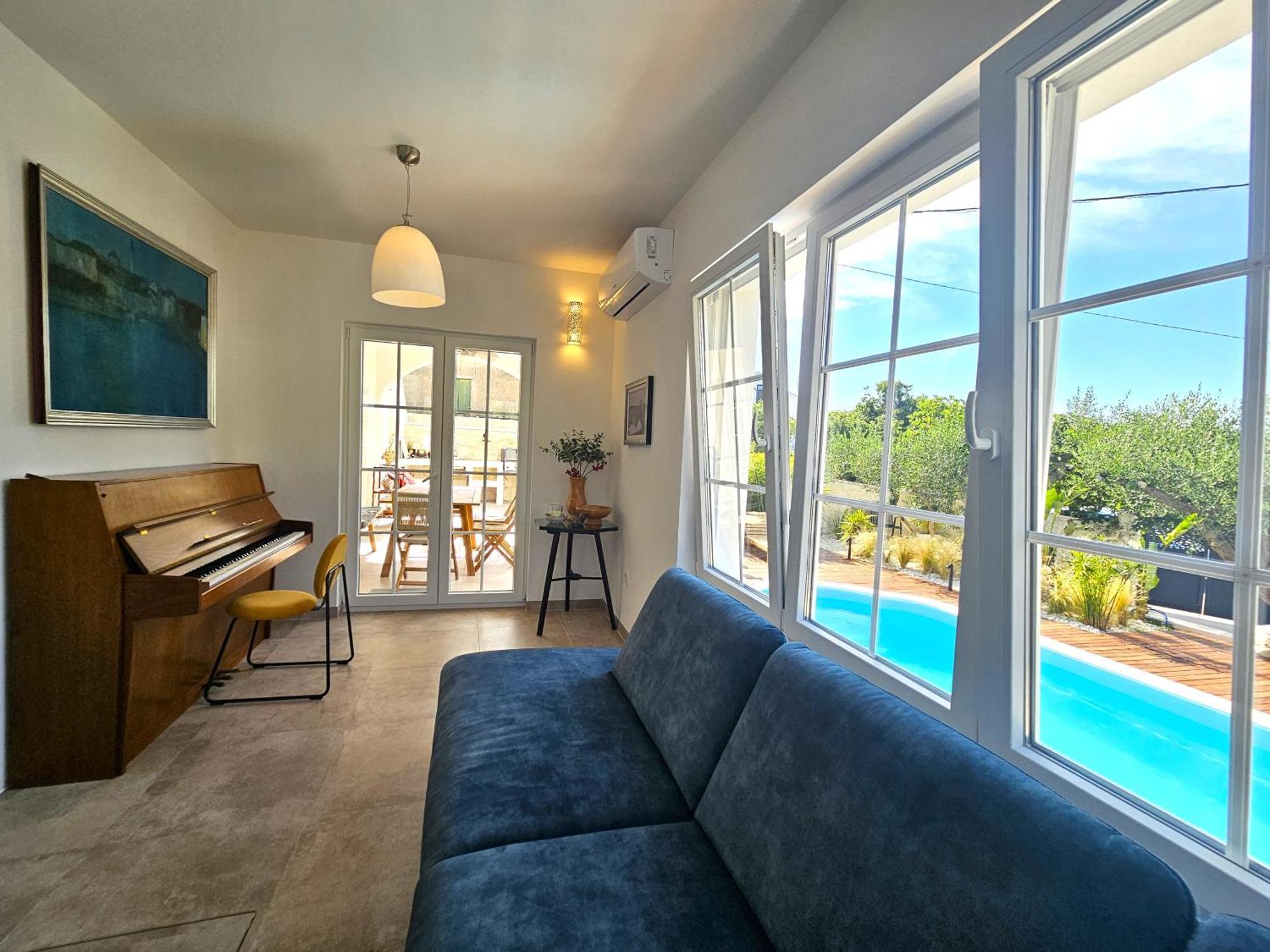 The Three Flowers Pool House Trogir Extérieur photo